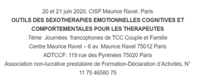 Un week-end d’initiation aux sexothérapies